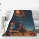 thumbnail image 1 of Fotbe Cowboy Boots Under Starry Sky Manta de Franela Acolchonada con Estampado, Súper Suave y Esponjosa, Extra Grande para Sofá, Cama, Uso Todo el Año-80"x60", 1 of 7