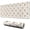 Deer Floral Antler, variant on 31.5x11.8 Inch Gaming Mouse Pad, Non-Slip Stitched Rubber Desk Mat for Desktop & Laptop,Deer Floral Antler Beige Pattern