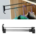 thumbnail image 4 of Sliding Wardrobe Closet Rod Adjustable Clothing Organizer Holder Easy Install Neat Beautiful Cold Rolled Steel Plastic, 4 of 7