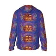 thumbnail image 3 of Daiia Peace And Love UPF 50+ Sun Protection Hoodie Jacket Lightweight Long Sleeve Sun Shirt for Women Men with Pocket Hiking Outdoor-Large, 3 of 9