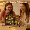 thumbnail image 3 of Flever Dollhouse Miniature DIY House Kit Creative Room with Furniture and Glass Cover for Romantic Artwork Gift (Twilight Bookmall) 103, 3 of 3