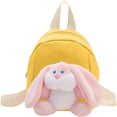 thumbnail image 4 of gcong Adorable Cartoon Bunny Backpack Lightweight School Bag For Toddler Daily Use Outdoor Travel Yellow, 4 of 4