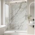 thumbnail image 2 of VIGO Elan 56 to 60 in. W x 76 in. H Frameless Sliding Shower Door with VMotion in Chrome with Clear Glass, 2 of 13