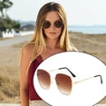 thumbnail image 5 of Gafas de sol vintage para mujeres y hombres estilo retro clásico, gafas de sol de gran tamaño para mujeres, 5 of 5