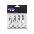 thumbnail image 3 of Mosiee 4Pcs/Set Outdoor Tent Camping Hook Tent Tarp Clips Carabiner Wind Rope Buckle, 3 of 9