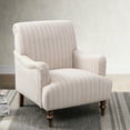 thumbnail image 2 of Newboti Furniture Sylvia Sea Oat Striped Arm Chair 19477, 2 of 9