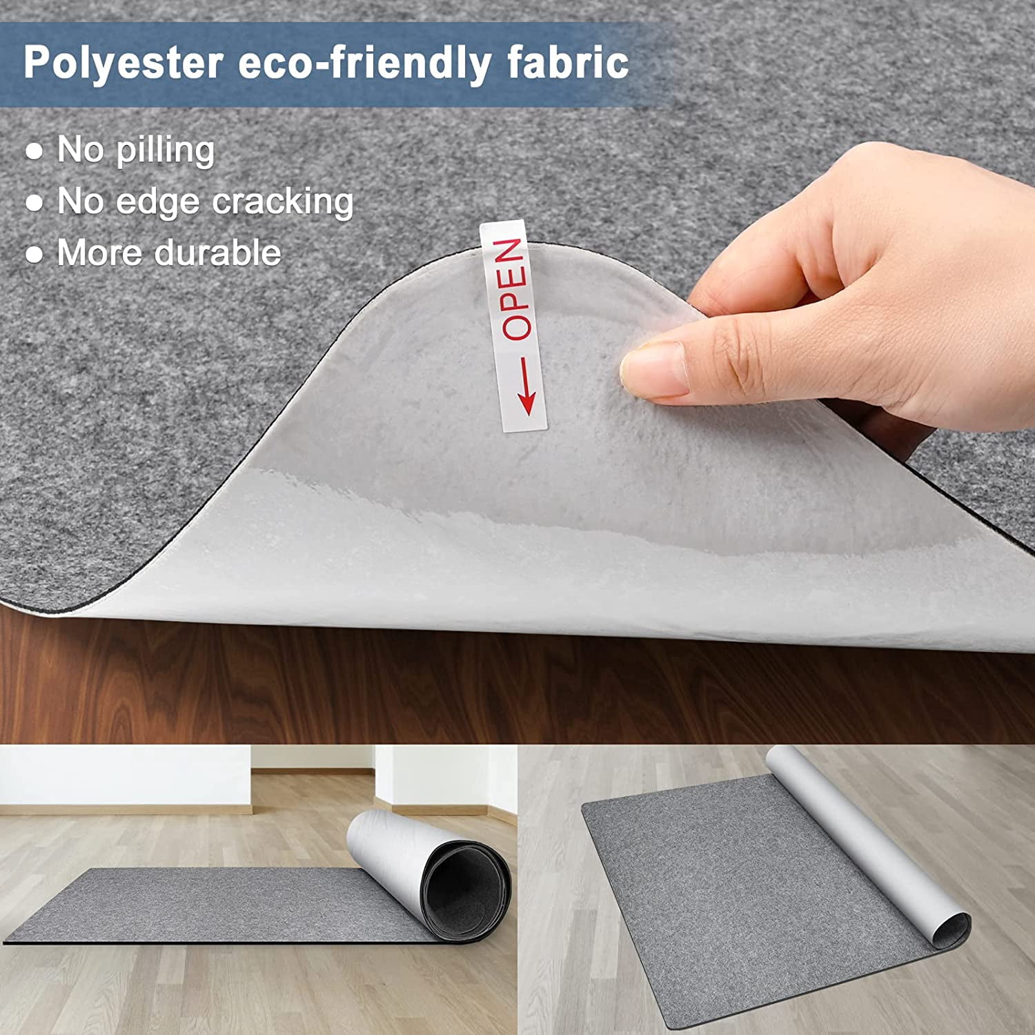 Chair Mat for Hardwood Floor,55" x 35"Office Chair Mats,Floor Protector For Desk Chair