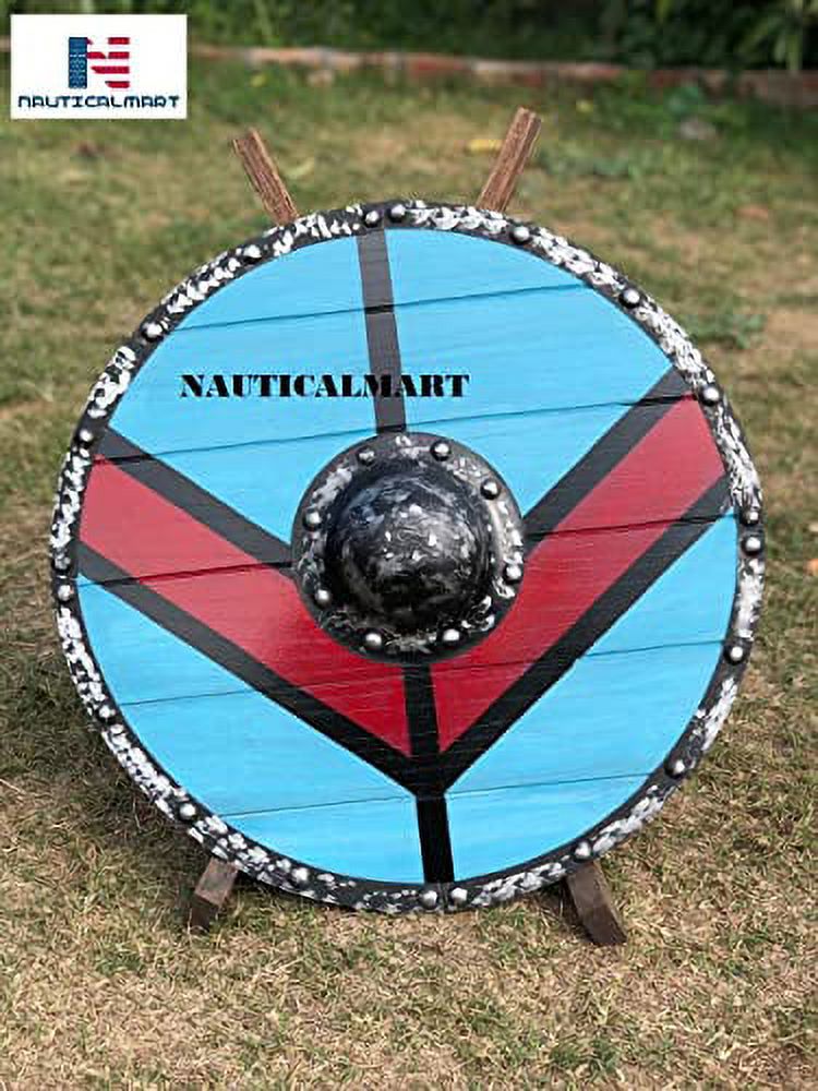 Medieval Viking TORVI Shield, Knights Battle Ready Round Shield, Viking Shield, Shield Maiden Viking Shield - image 5 of 5