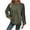Army Green Shirts, variant on Htigea Long Sleeve Shirts for Women Casual Crew Neck Knit Ribbed Pullover Loose Cozy Fall Tops with Pocket Beige S