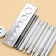 Tineasur Handmade Punch Kit, Setter Tools for Work, Buttons, and Rivets ...