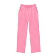 thumbnail image 5 of YOUYEDIAN Girls 2 Piece Sweatsuit Casual Athletic Hooded Zipper Jackets Elastic Waist Wide Leg Sweatpants, 5 of 5