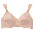 thumbnail image 2 of Itsame Bralette Womens Veryday Seamless Bra Solid Color Front Clasp Minimizer Bras Nursing Bras Khaki Size 42, 2 of 5