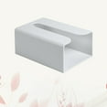 thumbnail image 6 of Traceless Tissue Holder Wall Mounted Napkin Box in Grey Plastic for Home or Office Use, 6 of 10