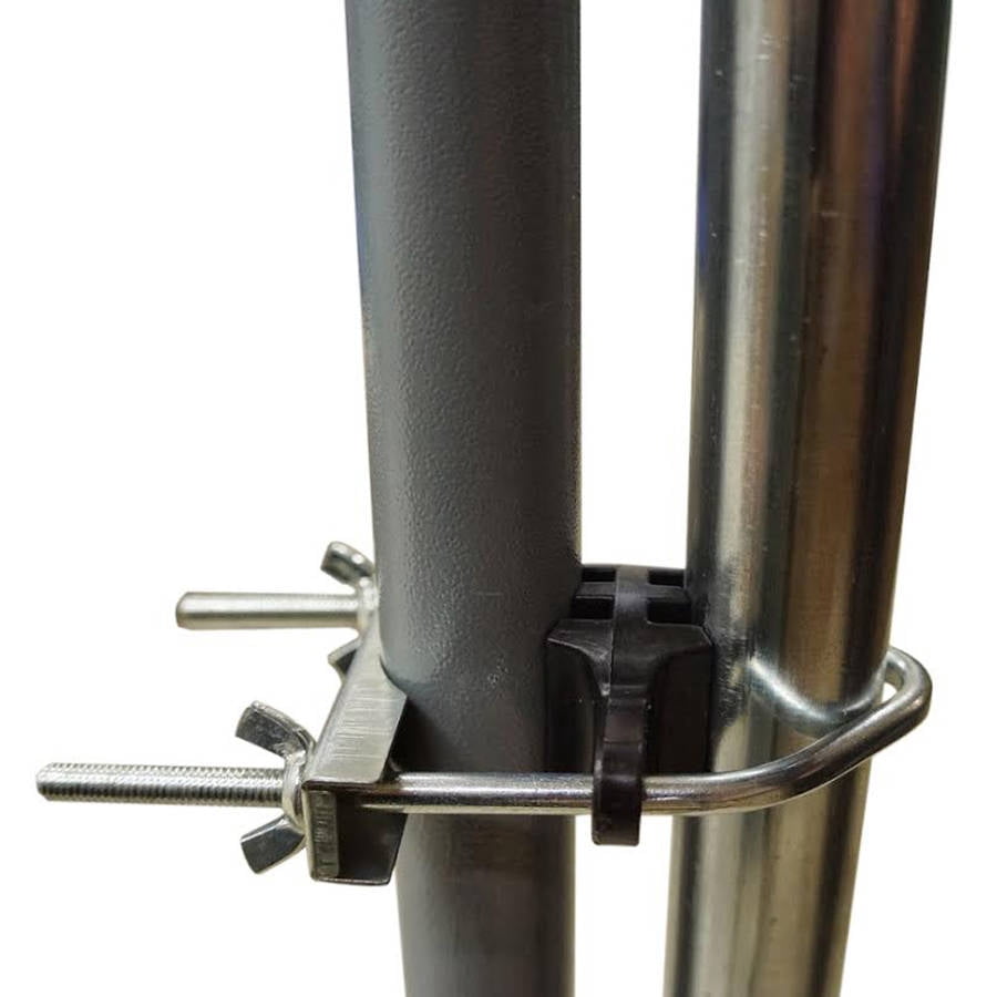 Machrus Upper Bounce Trampoline Enclosure Pole Connecter, Fits for poles measuring up to 1.5" diameter, and up to 1.75" diameter leg - Set of 16