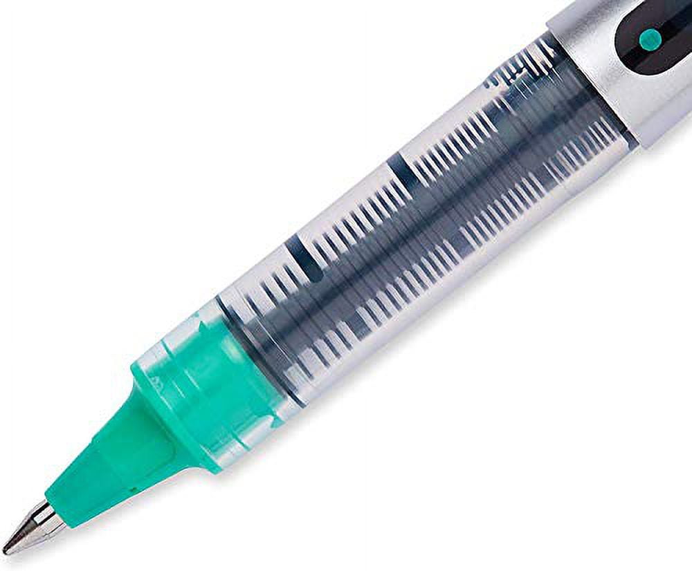 Vision Roller Ball Stick Waterproof Pen, Evergreen Ink, Fine, Dozen