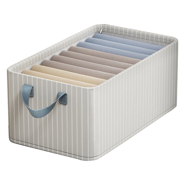 Organizador Almacenamiento Calcetines Y Ropa Interior Armario Plegable Caja para Pantalones