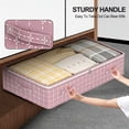 thumbnail image 5 of LJSXFI Under Bed Storage Containers, 4 Pack Foldable Underbed Storage Bags, Closet Organizers and Storage Bins Clear Top for Clothes, Blankets, Winter Clothing, Shoes, Comforter, Sheet, 5 of 7
