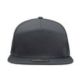 thumbnail image 2 of Decky 1098 7 Panel High Profile Structured Cotton Blend Cap-Charcoal, 2 of 5