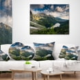 thumbnail image 4 of Designart Summer at Polish Tatra Mountains - Landscape Printed Throw Pillow - 18x18, 4 of 5