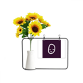 thumbnail image 1 of Vegetable Expression Happy Potato Body Artificial Sunflower Vases Bottle Blessing Card, 1 of 3