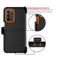 thumbnail image 5 of For Samsung Galaxy A23 5G 2022 6.6" Case, Heavy Duty Rugged Defender Case with [Belt Clip Holster] [Built in Screen Protecotr], Shockproof Full Body Protection Kickstand Cover, Orange, 5 of 8