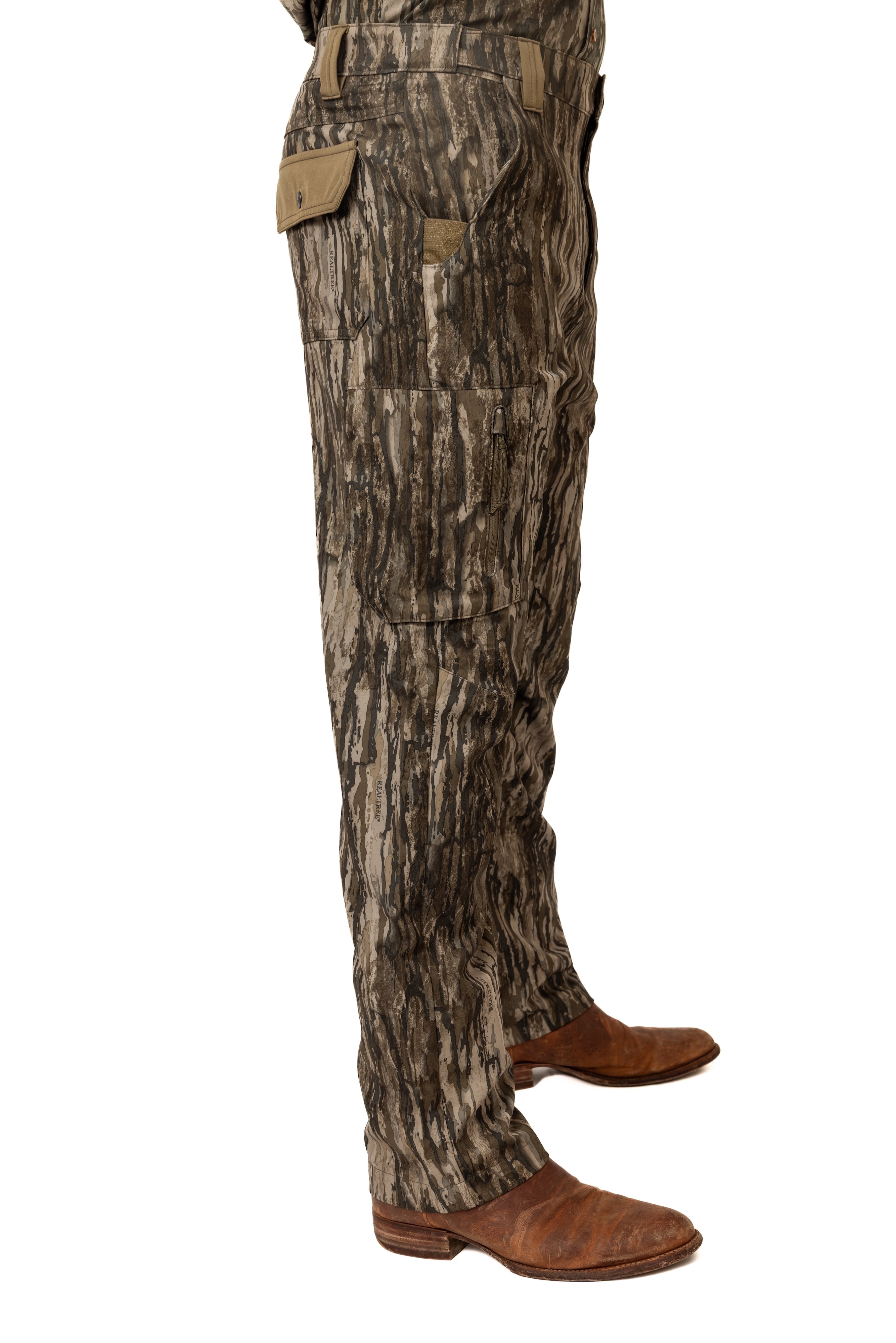 Realtree Men's All-Season Hunting Cargo Pants – Legacy Camo, Stretch Fabric, 6 Pockets, Sizes S–5XL