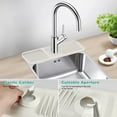 thumbnail image 3 of Sink Splash Guard Kitchen Gadgets - Silicone Faucet Handle Drip Catcher Tray Mat, Sink Protectors for Kitchen Sink, Water Splash Guard Behind Faucet as Dish Soap Sponge Holder for Kitchen Bathroom RV, 3 of 6
