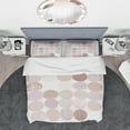 thumbnail image 3 of Designart 'Shade of Pink Geometric Dots I' Geometric Duvet Cover Set, 3 of 4