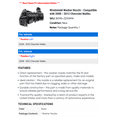 thumbnail image 2 of Windshield Washer Nozzle - Compatible with 2008 - 2012 Chevy Malibu 2009 2010 2011, 2 of 2