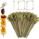 thumbnail image 3 of 400 Palitos de Bambú para CóCtel, DecoracióN una Granel, Brochetas de Bambú de 4,7 Pulgadas para Frutas, Palillos para Alimentos, Bambú, 3 of 5