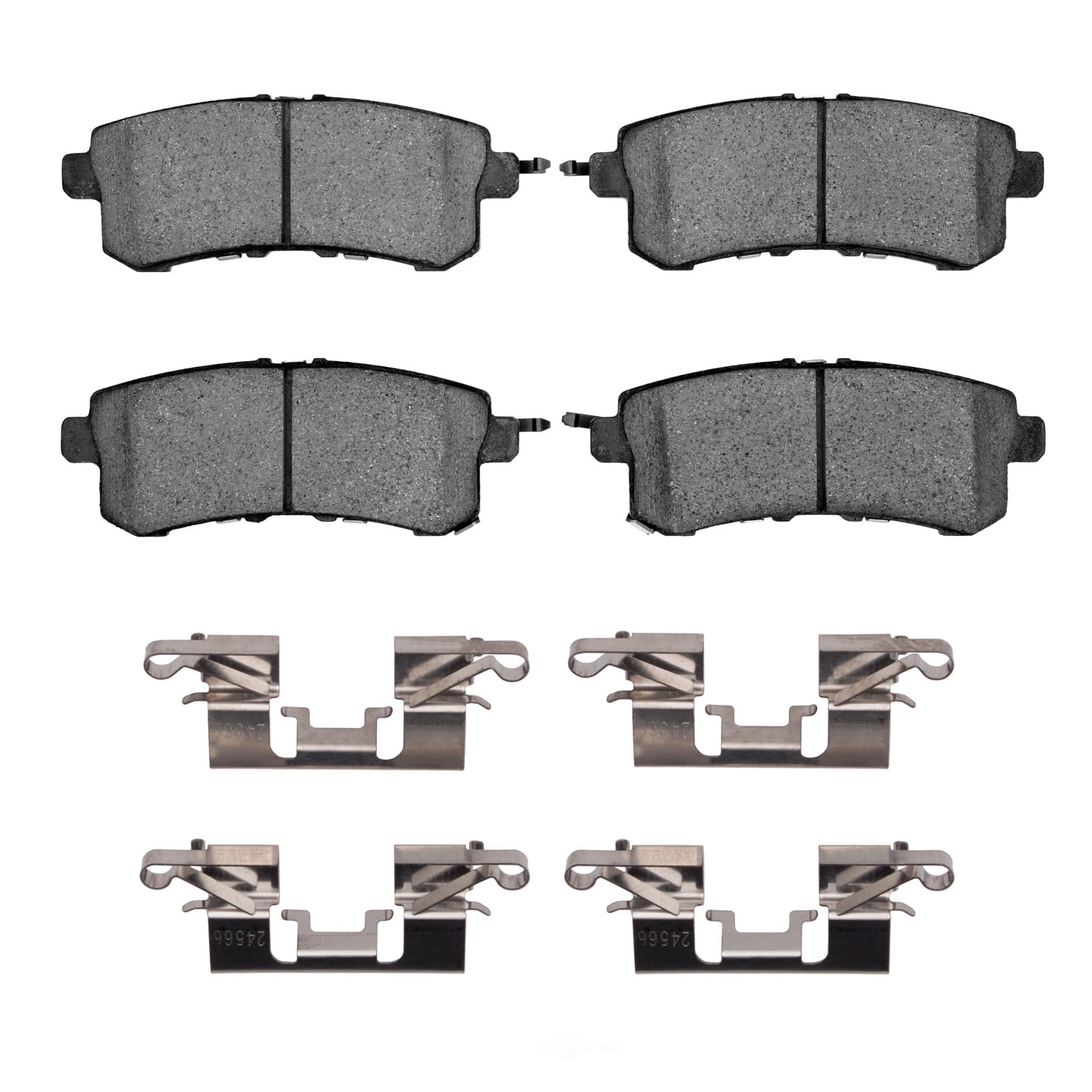 Dynamic Friction Company 1551-1510-01 DFC 5000 Advanced Brake Pads - Ceramic and Hardware Kit - OE