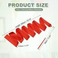 thumbnail image 2 of Uxcell 4 Pcs Dance Ribbons, 78.7 Inch Gymnastics Ribbon Streamers with Red Wand for Gymnastics Artistic, Red, 2 of 7