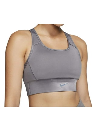 Nike Training swoosh pocket medium support bra in purple