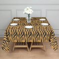 thumbnail image 3 of Leopard Print Square Tablecloth 52x52in(132x132cm) – Waterproof Polyester Printed Table Cover, Wrinkle Resistant & Washable for Kitchen Dining Picnic Party Decor, 3 of 6