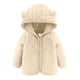 thumbnail image 1 of Abrigo De Invierno Para Niños Pequeños Niños Niños Niñas Prendas De Abrigo Chaquetas Chaquetas Con Capucha De Lana Sudadera Con Cremallera Odeerbi LM103-609, 1 of 6