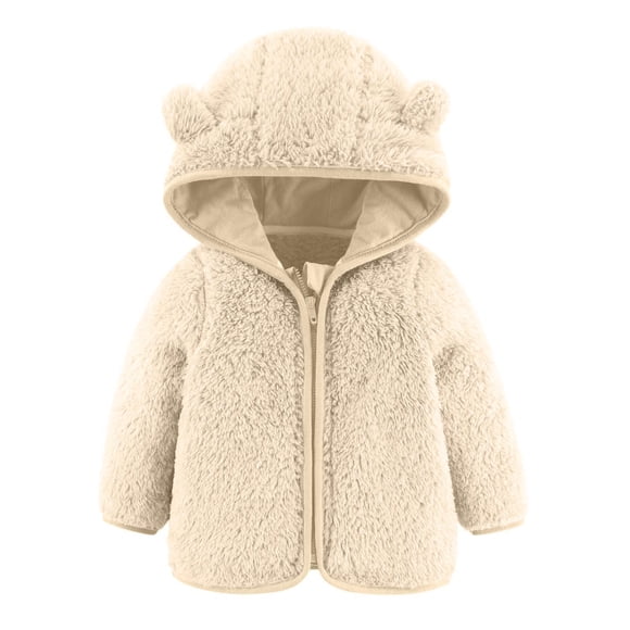 Abrigo De Invierno Para Niños Pequeños Niños Niños Niñas Prendas De Abrigo Chaquetas Chaquetas Con Capucha De Lana Sudadera Con Cremallera Odeerbi LM103-610
