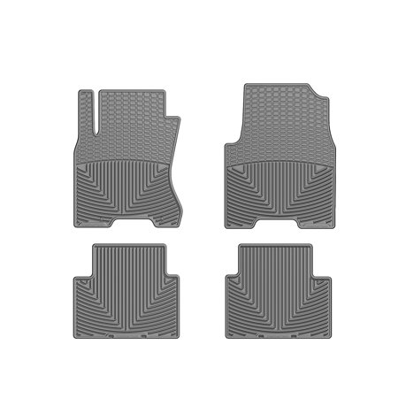 WeatherTech All-Weather Floor Mats compatible with 2008-2013 Nissan Rogue - 1st & 2nd Row, Grey