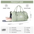 thumbnail image 4 of Bolsa de viaje Weekender BJLFS para mujer y hombre, color rosa, 27 x 55 x 18 cm, 4 of 9