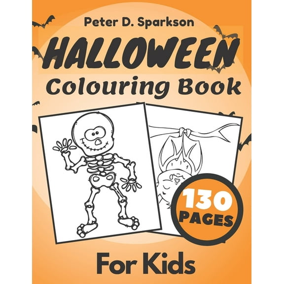 Halloween Colouring Book For Kids: Coloring Workbooks, Vampires, Ghosts, Witches, Haunted Houses, Pumpkins, Mummy For Fu, (Paperback)
