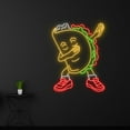 thumbnail image 3 of Handmadetneonsign Custom Dabbing Tacos Neon Sign, Tacos LED Light, Taco Neon Light, Mexican Food, 3 of 5