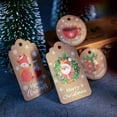 thumbnail image 4 of [CLEARANCE PRICE]Christmas Gift Tags 50pcs Xmas Kraft Paper with Twine String Party Decoration, 4 of 6
