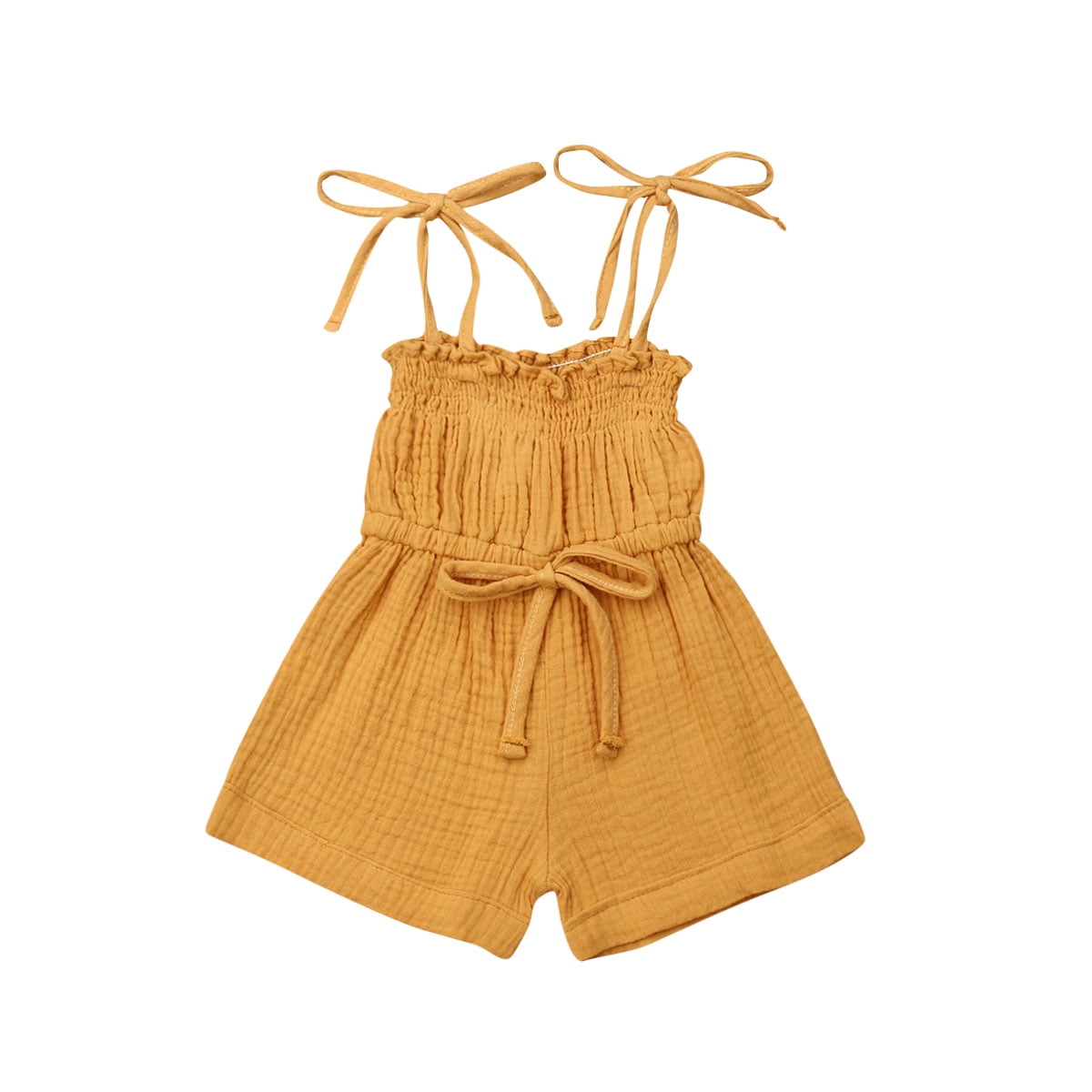 Liacowi Stylish Toddler Kid Girls Loose Pure Strap Jumpsuit for Summer