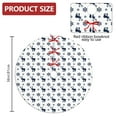 thumbnail image 2 of 36 Inch Christmas Tree Skirt – Velvet Plush Tree Mat, Soft Thickened Polyester with Red Ties, Single-Sided Printing, Available in 30in/36in/48in, Perfect for Holiday Xmas Tree Decoration, 2 of 7