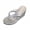 silver, variant on Women’s Platform Wedge Flip Flops, Non Slip Summer Thong Sandals