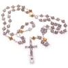 Silver Tone Crosses and wire Rosary - made with Crosses silver tone and gold ...