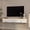 White, variant on S-HOME Floating TV Stand with Led Lights & Power Outlet, Fluted Wall Mounted TV Shelf for Living Room,Black