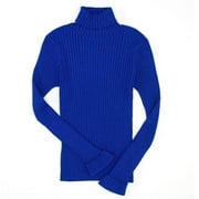 No Boundaries - Juniors Stretchy Ribbed Turtleneck