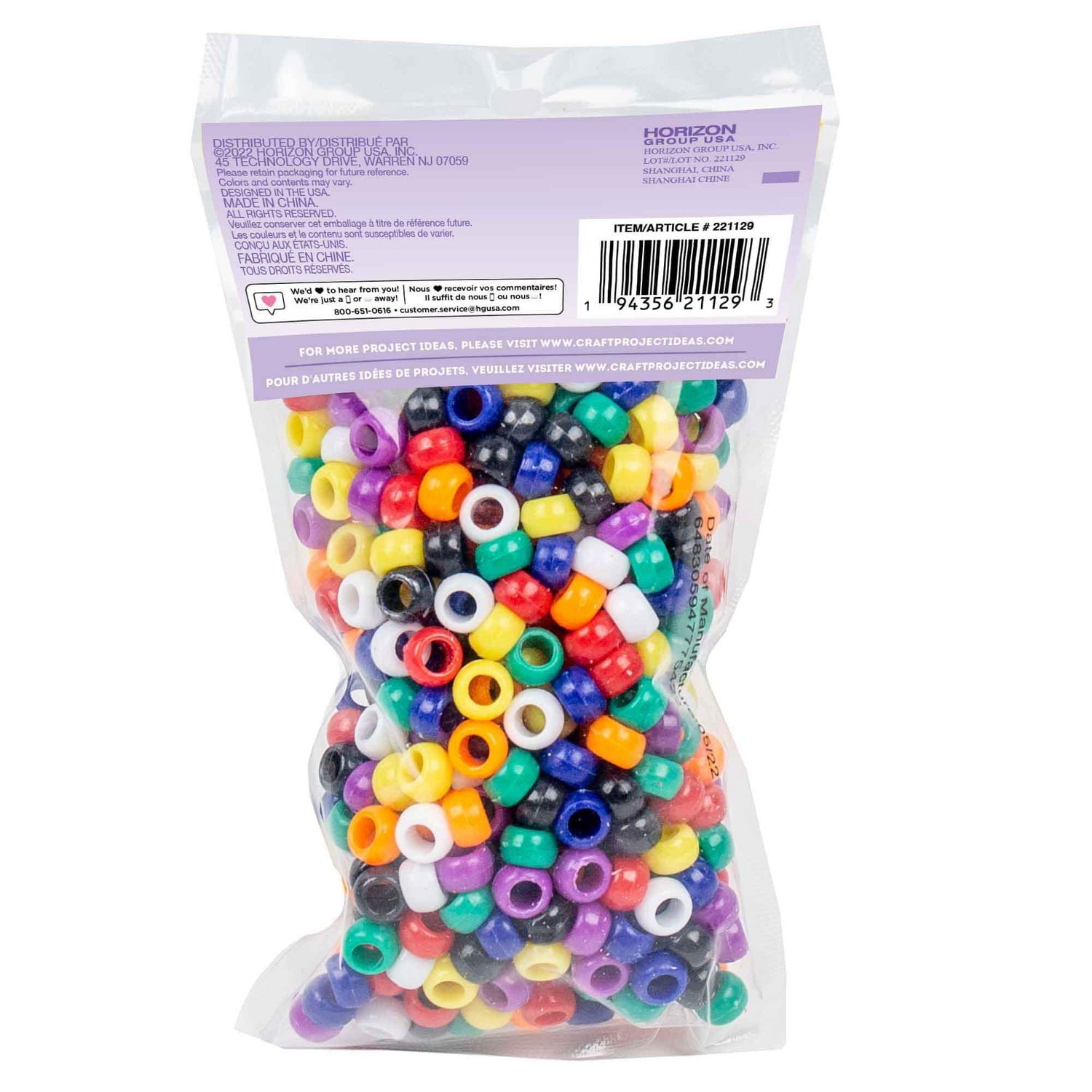 Horizon Group USA Rainbow Pony Beads, 500-Pack - Walmart.ca
