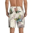 thumbnail image 3 of Fotbe Flying Butterflies-1 Pajama Shorts for Men, Men's Pajama Bottoms, Sleepwear,Short Pajama Pants-3X-Large, 3 of 9