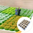 thumbnail image 6 of 20 Pack Artificial Miniature Model Grass Tuft Static Grass Bushy Tufts Nylon for Train Railway Landscape Handcraft, 6 of 8